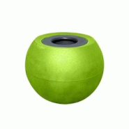 PLAST'UP ROTOMOULAGE Pot de fleurs sphérique xxl speranza 325l - VERT ANIS - vert 0036336945548