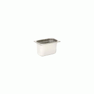 Plateau gastronorme Comas GN 1/3 CM.32,5 x 17,6 x 20 cm en acier inoxydable 18/10 - gris Acier inoxydable 18/10 8425734105845