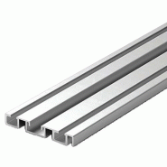 Rail bas 65 pour profil p300 anodisé agent 2,55m - SEED GAMMISTE - rb65sa25 - 650805