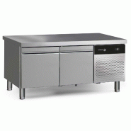 Soubassement réfrigéré 2 tiroirs GN 2/3 - 177 L | 1342x700x584 mm | Fagor - CCPB-2GW