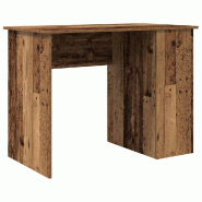 VidaXL Bureau vieux bois 100x55x75 cm bois d'ingénierie Modèle Milan Industriel - 855856