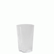 Zafferano Lot De 6 Verres Handy Highball En Verre Soufflé Transparent, Design Élancé Empilable Pour Eau, Cocktails Et Boissons, Lavables Au Lave-Va