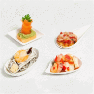 Assortiment mise en bouche bagasse blanche - par 1000