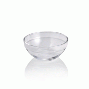 Bol Ø 6 cm H 2,5 cm verre trempé lot de 12 - Was Germany - transparent verre 4044925053938