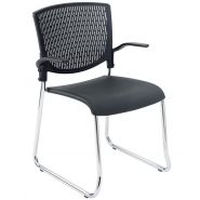Ch-2113ac - chaises empilables - cschair - dimensions : l 545 x p 565 x h 830 mm