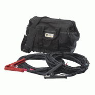 CHAUVIN ARNOUX - Jeu de 2 câbles de mesure avec pince Kelvin 200A, longueur 15 mètres, ouverture 41mm, pour Micro-ohmmètre CA 6292 - Livré dans un sac de transport prestige