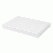 Couvercle pour barquette sandwich The Pack 22x15x2 cm blanc - par 200