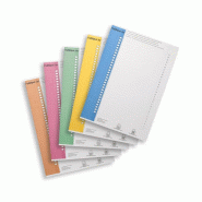 ELBA Sachet de 10 planches de 31 étiquettes N° 9 pour dossiers susp. Armoire, bordure col. Assortis - 3362949902072