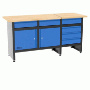Etabli gw 6/2 xl - 170 x 60 cm - 2 portes - 6 tiroirs Etabli gw 6/2 xl - 170 x 60 cm - 2 portes - 6 tiroirs