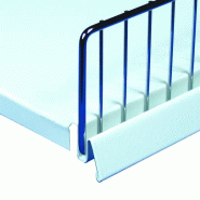 Façade en fil chromé - 665, 1000 et 1330 mm - Hauteur 95 mm - Vendu par boîte de 3 unités_0