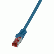 LogiLink Professional Câble patch, Cat. 6, S/FTP, 1,0m, bleu, 1 m - bleu 4052792021400