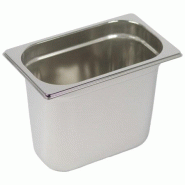 Lot de 3 Bacs Gastro Inox AISI 304 GN 1/4 Plein H. 200 mm - Gastroland - 3701666009761