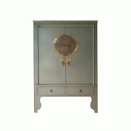 OPIUM OUTLET Armoire buffet commode sideboard console chiffonnier asia meubles chinois asiatique vintage oriental entièrement monté - vert Bois mass OPIUM OUTLET Armoire buffet commode sideboard console chiffonnier asia meubles chinois asiatique vintage oriental entièrement monté - vert Bois mass