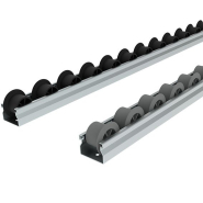Rail à rouleaux économique, durable et à fonctionnement fluide avec bride -1 pièce - XST R28 Rail à rouleaux économique, durable et à fonctionnement fluide avec bride -1 pièce - XST R28