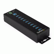 StarTech Hub USB 3.0 10 ports avec adaptateur d'alimentation
