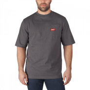 T-shirt de travail manches courtes gris - MILWAUKEE | 4933478231 T-shirt de travail manches courtes gris - MILWAUKEE | 4933478231