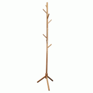 UNILUX Portemanteau Mikado, 8 patères, en bois, coloris hêtre - 3595560029709