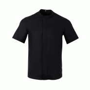 Veste de cuisinier en maille à manches courtes Southside Harlem noire S - S noir BA115-S