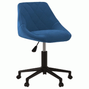 VidaXL Chaise pivotante de salle à manger Bleu Velours Modèle Weralis - 3089036XL
