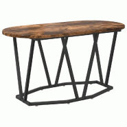 VidaXL Table basse Chêne fumé 80 x 40 x 40.5 cm Modèle Boreal Classic - 869692