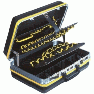 18001101 - coffret à outils en abs - 46 compartiments : c.K.