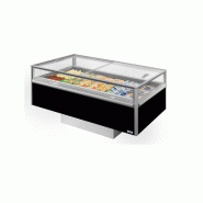 Bac réfrigéré libre-service bi-température FLASH Noir - 1.50m - 266 L - R290 - BONNET NEVE
