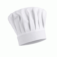 ECOLOMIQUE - 10 Pcs - Toque ronde en papier blanc - 28,5 cm x 23 cm - blanc papier ECO288TQP23