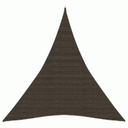 Helloshop26 - Voile toile d'ombrage parasol 160 g/m² PEHD 5 x 6 x 6 m marron 02_0009175 - marron 3000490882725