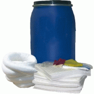 Kit d'intervention maritime SPECIAL HYDROCARBURES - Absorption 134 L - Protection Environnementale