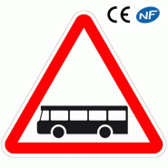 Panneau A9a - Panneau traversée de bus.. - 700 mm, Classe 2