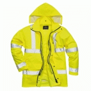 Parka haute-visibilité 3-en-1 jaune Parka haute-visibilité 3-en-1 jaune