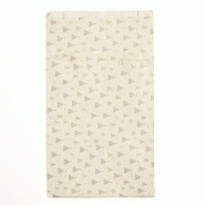 Pochettes cadeaux "sapins" rose poudré 24+7,5x41cm - par 50