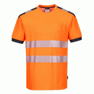 Portwest T-Shirt HV PW3 Orange/Gris M - M orange textile T181OGYM