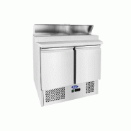 Saladette réfrigérée 5GN1/6 positive 2 portes 300L ATOSA