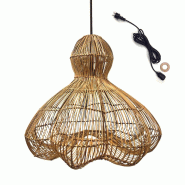 Suspension secteur D60CM Beige Lumisky - beige 3666162012441