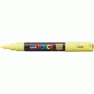 Uni-ball Marqueur peinture Posca 1MC, pointe conique 0,7 mm, jaune soleil - 4902778249338