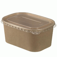 Barquette fibre de bambou naturel 1000ml - par 300