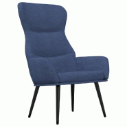 Chaise de relaxation Bleu Tissu Modèle Orion Master Pro - 341075