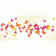 Chemin de table Romance papillons 30cm x 5m