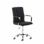 CLP Fauteuil de bureau Deli V2 Tissu Noir - noir textile 191721601 CLP Fauteuil de bureau Deli V2 Tissu Noir - noir textile 191721601
