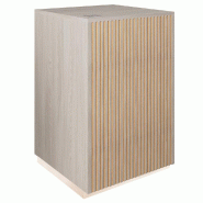 Comptoir Vertigo T01 MDF naturel finition orme L60cm 1 tiroir 1 tablette