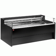 Comptoir vitrine réfrigéré boucherie poissonerie à vitre self-servi... - PVZ25/B5-VR2/SS