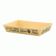 Corbeille carton rectangle Vintage Kraft 27x20 - Corbeille carton rectangle Vintage Kraft 27x20 -