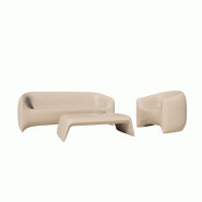 Ensemble salon de jardin BLOW - crème