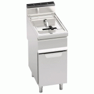 Friteuse à gaz professionnelle 15 litres sur meuble