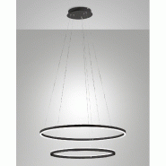 Giotto Lustre Suspendu Led 65W Noir 3508-48-101 Fabas Luce - noir 8019282536277