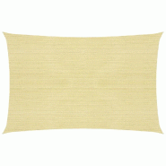Helloshop26 - Voile toile d'ombrage parasol 160 g/m² 2 x 3,5 m PEHD beige 02_0008960 - beige 3000480382723