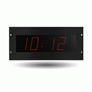 Horloge LED Style II 10, encastrable, alimentation POE, NTP, LED rouge - BODET