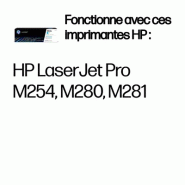 HP 203A cartouche de toner LaserJet cyan authentique