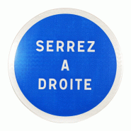 Panneau d'obligation - B29 personnalisable - inscriptions variées - WP Signalisation Panneau d'obligation - B29 personnalisable - inscriptions variées - WP Signalisation